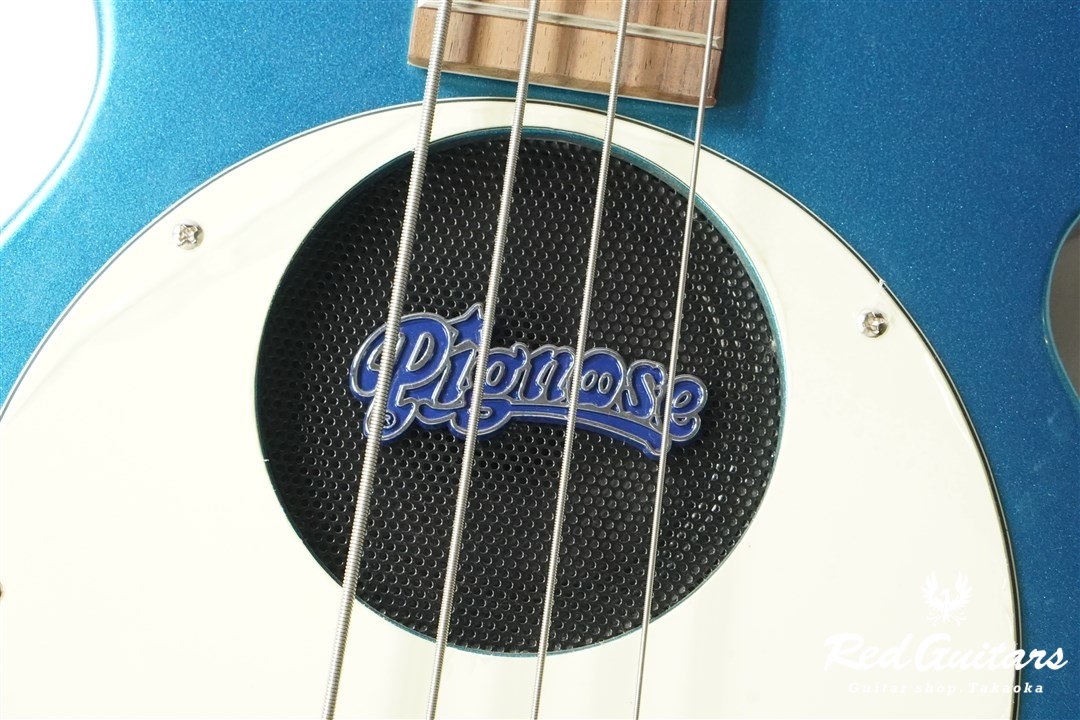 pignose メタリックブルー エレキギター Pignose PGB-200 - Metallic Blue | Red Guitars Online Store